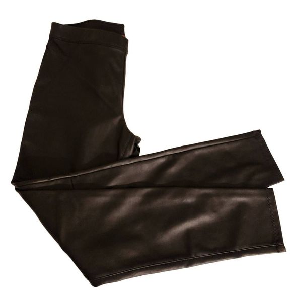 Free People Faux leather Soft PU Leather Leggings Pants Size 27~ Nwt - Picture 1 of 6